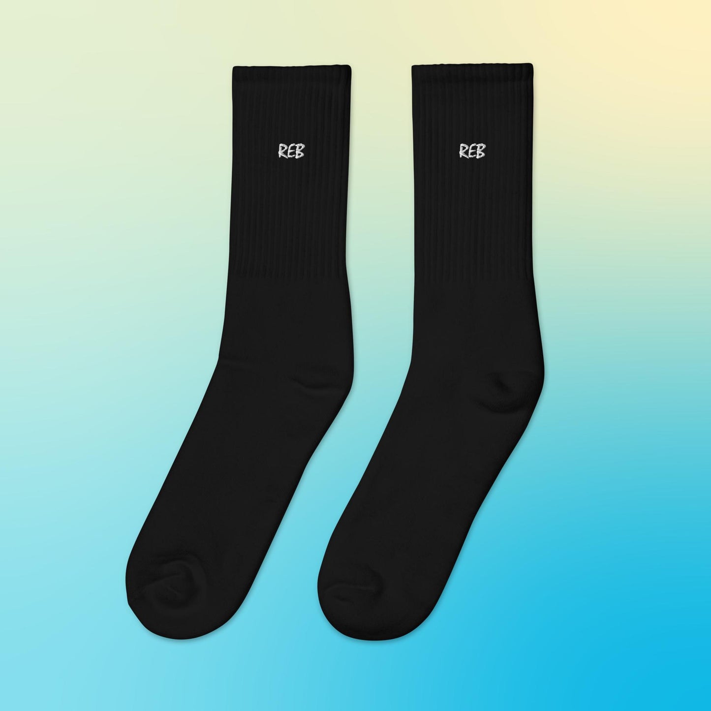 REB Embroidered Socks