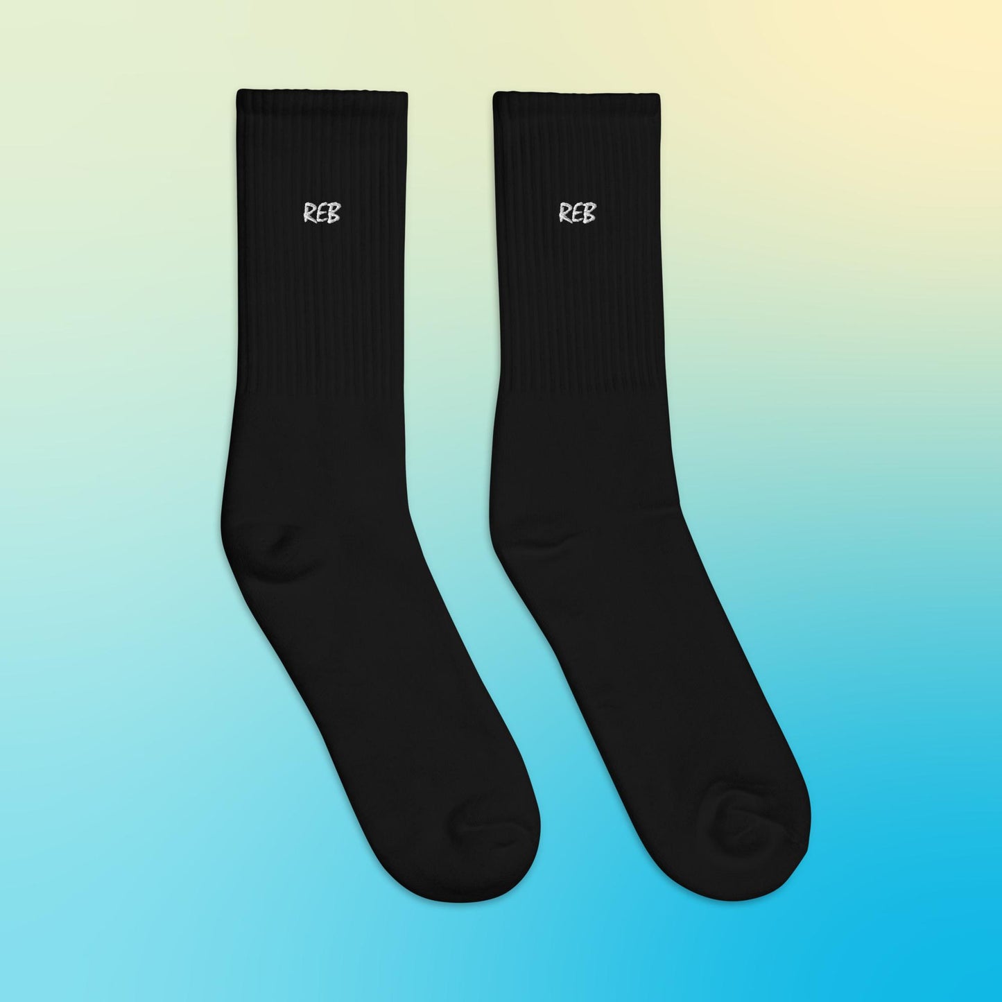 REB Embroidered Socks