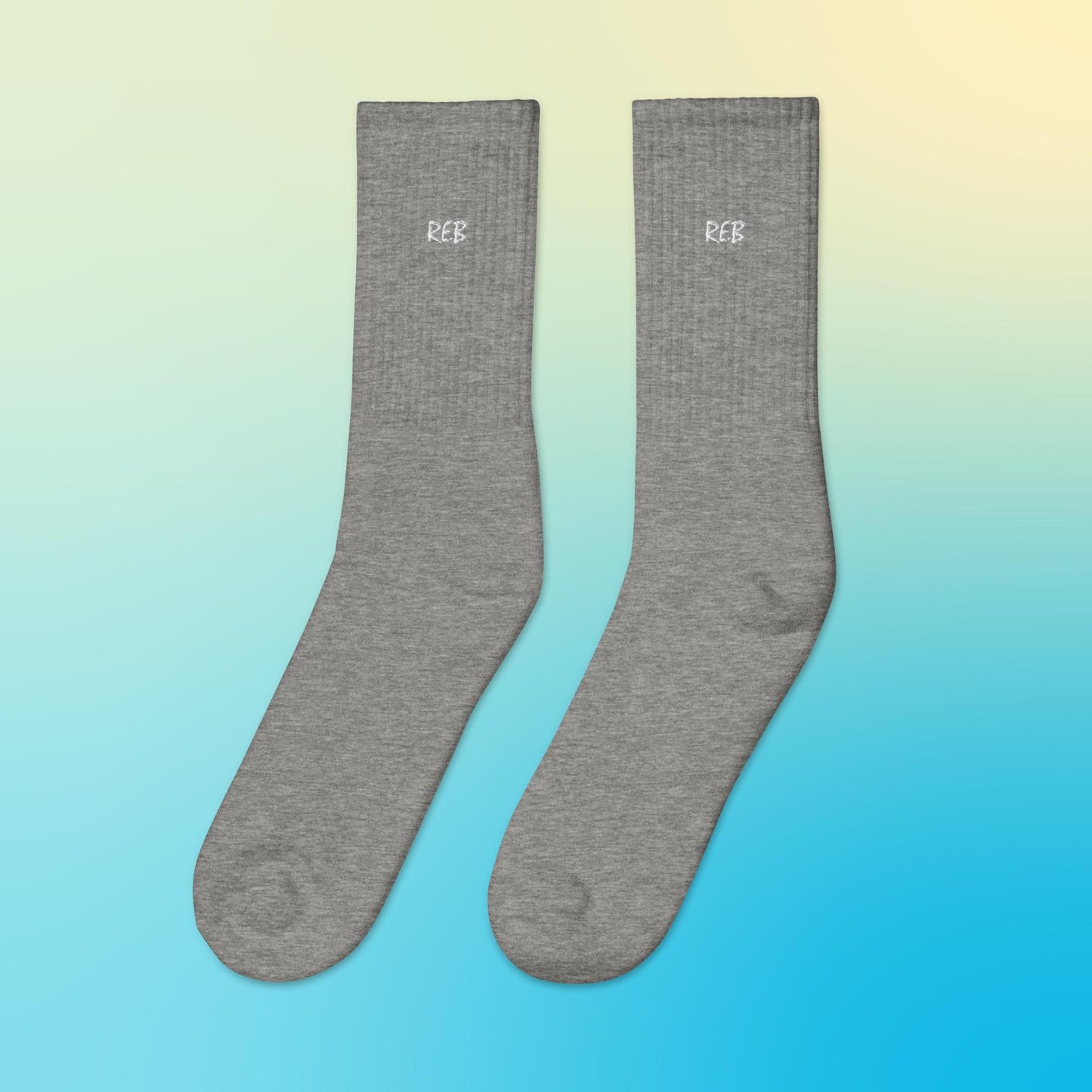 REB Embroidered Socks