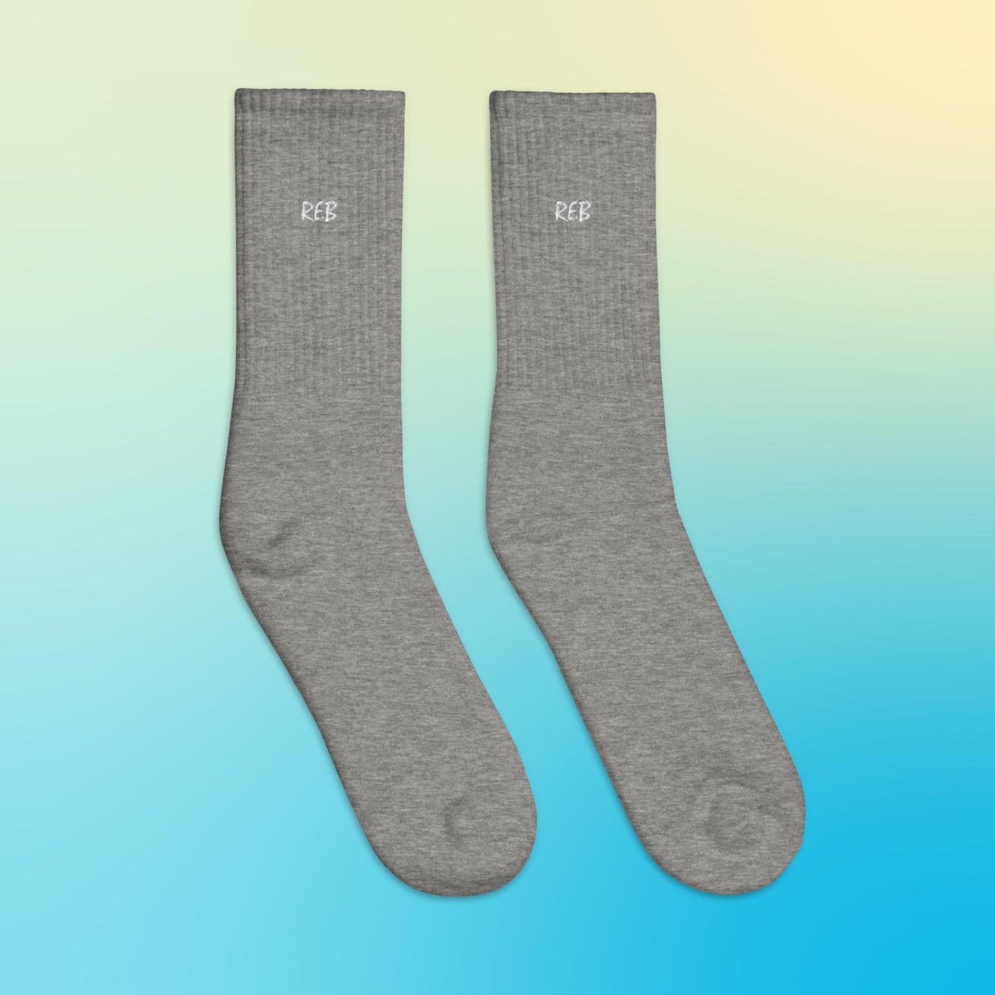 REB Embroidered Socks