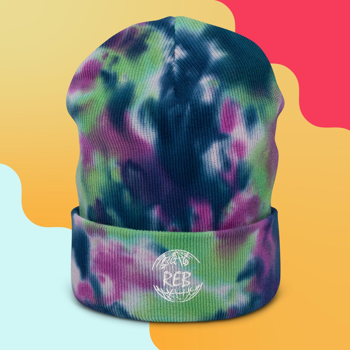 REB Tie-Dye Beanie